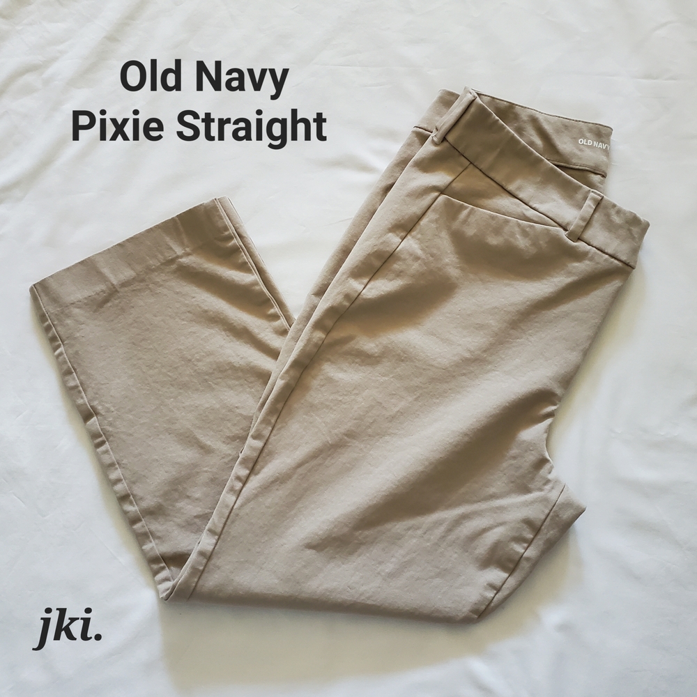Old Navy Pixie Straight Pants High-rise